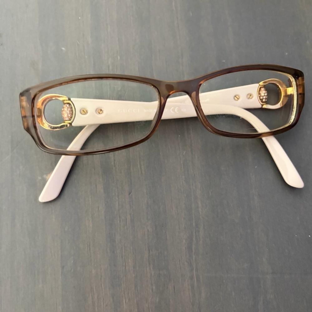 Gucci 3553 rectangular Designer Eyeglasses - Picture 5 of 10